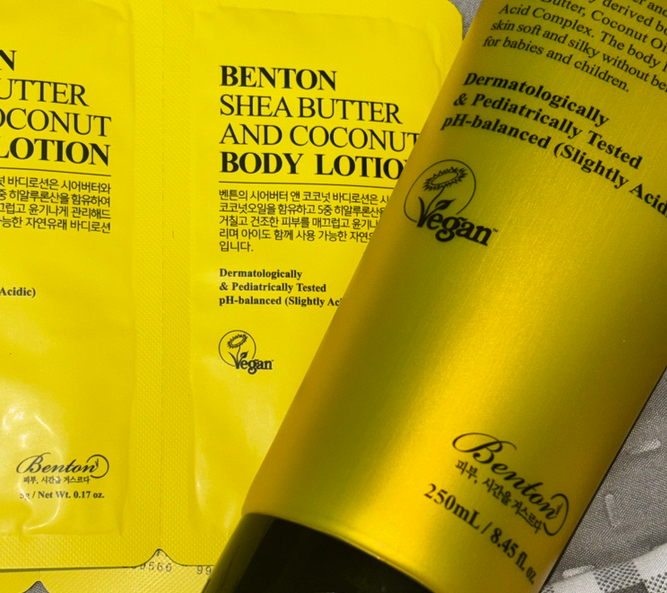 Benton Shea Butter and Coconut Body Lotion