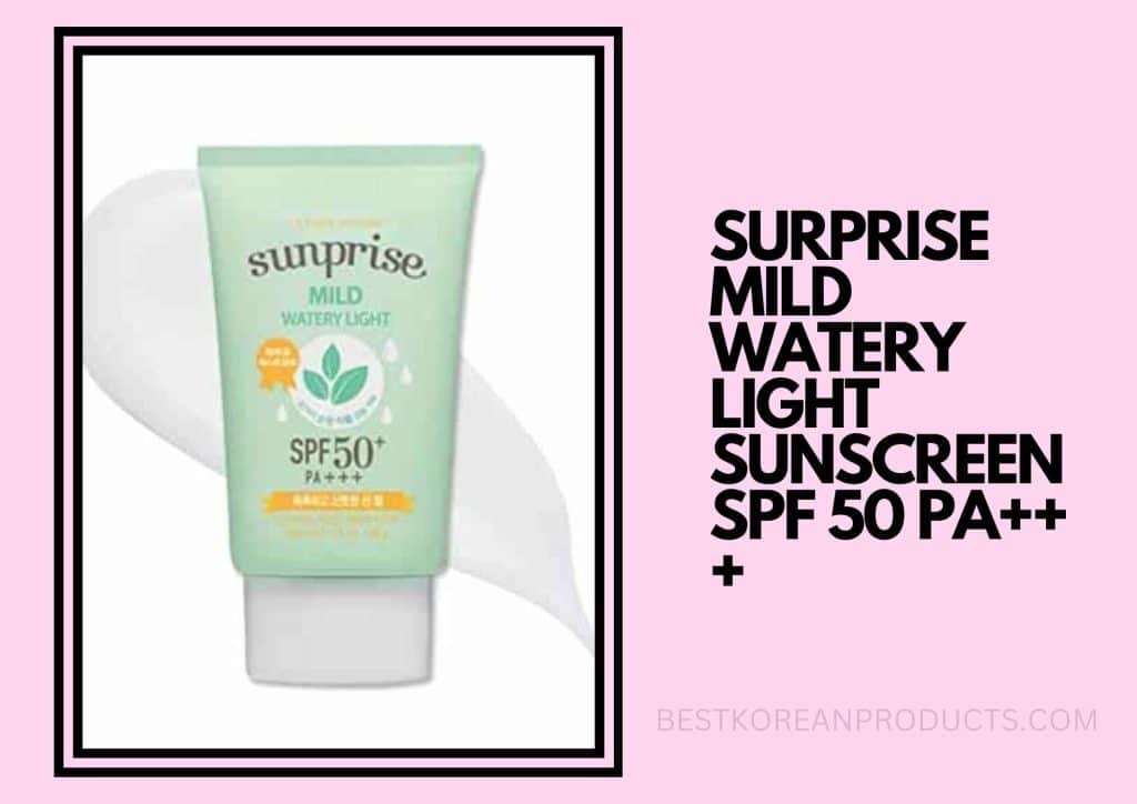 KOREAN SUNSCREEN FOR OILY SKIN AND ACNE