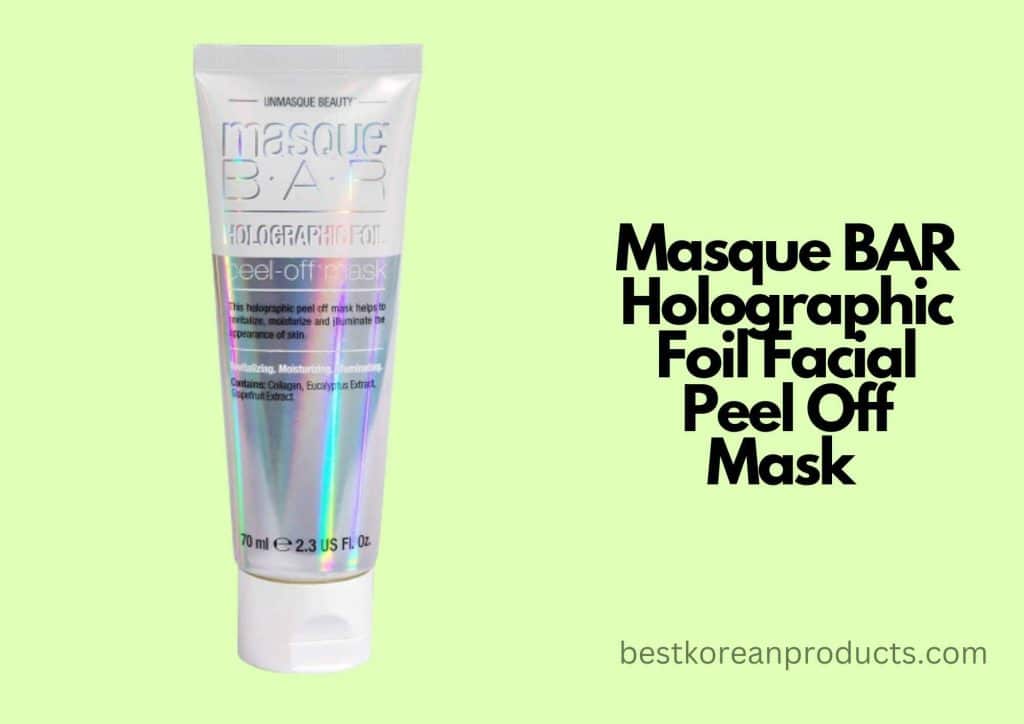 Masque BAR Holographic Foil Facial Peel Off Mask