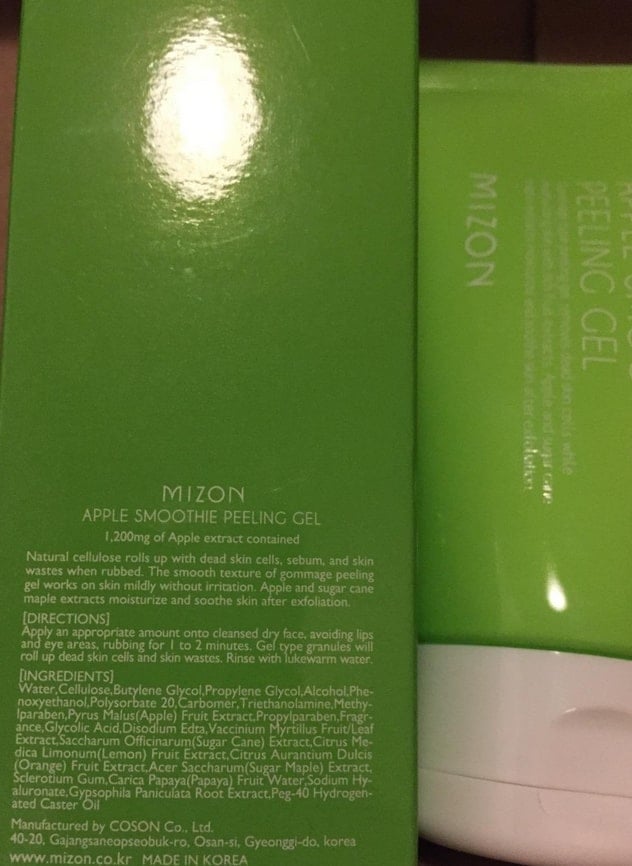 Mizon Apple Smoothie Peeling Gel