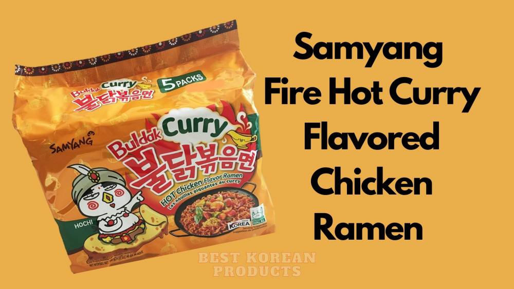 Samyang Fire Hot Curry Flavored Chicken Ramen Noodles