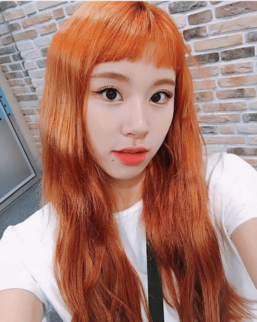 korean short bangs