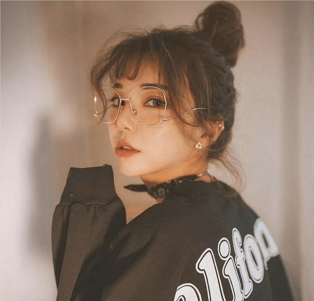korean curtain bangs