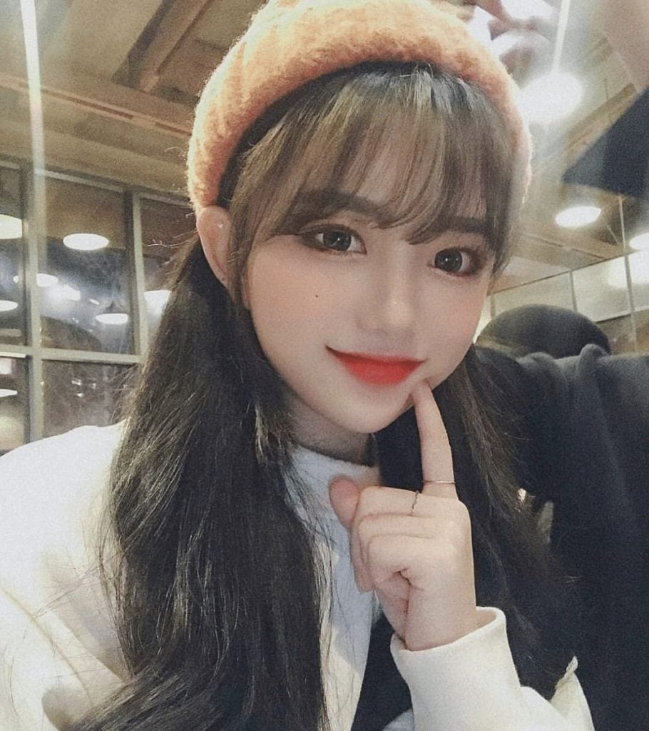 how to korean bangs hair style