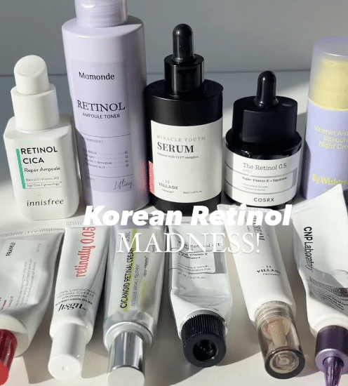 korean retinol skincare for 40s