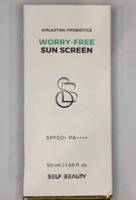 SELF BEAUTY Airlasting Probiotics Worry-Free Sunscreen